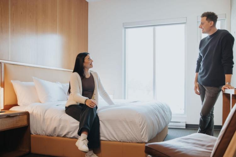Couple at Hotel Burnaby