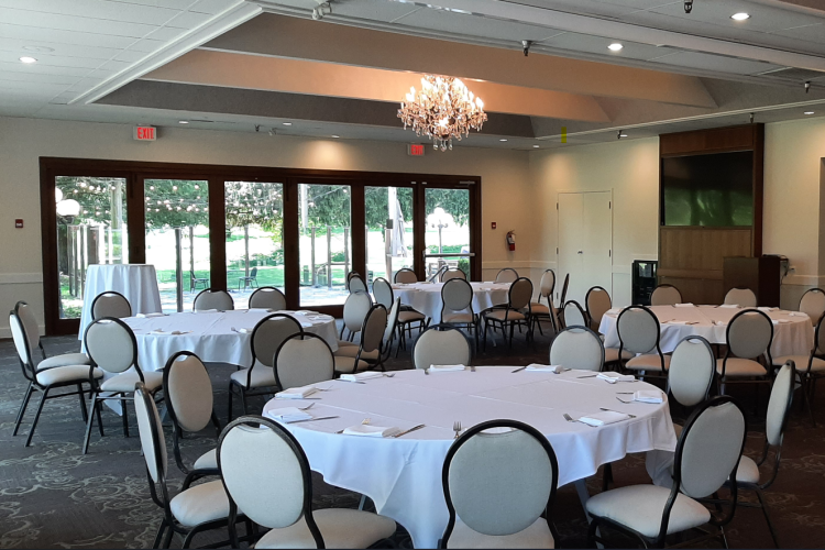 Venue with tables